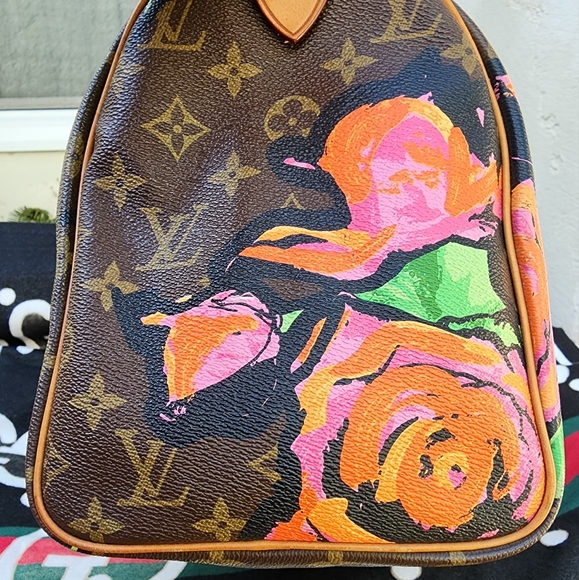 Authentic Louis Vuitton Limited Edition Stephen Sprouse Roses Speedy 30 - Picture 6 of 16